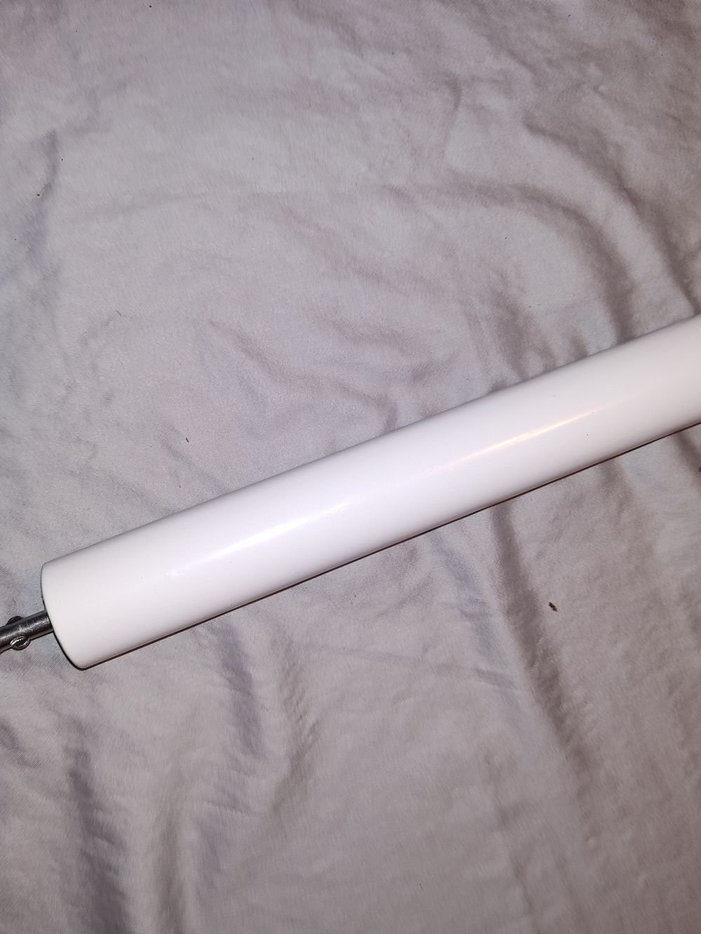 White Cylindrical Rolling Pin